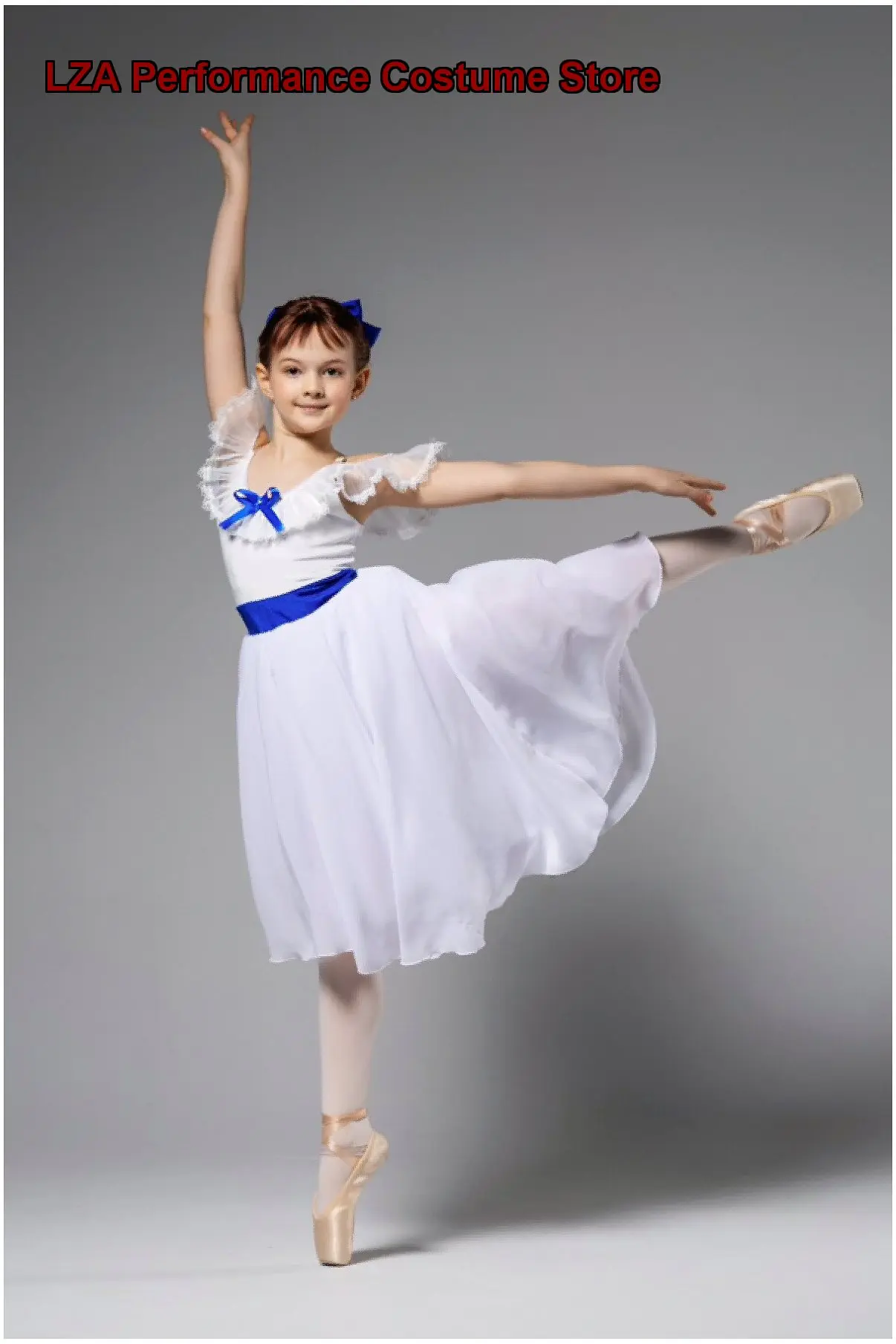 Graduation Ceremony Children's Dress Chiffon Tutu Children's Professional Dance Competition Performance Tutu Kids
