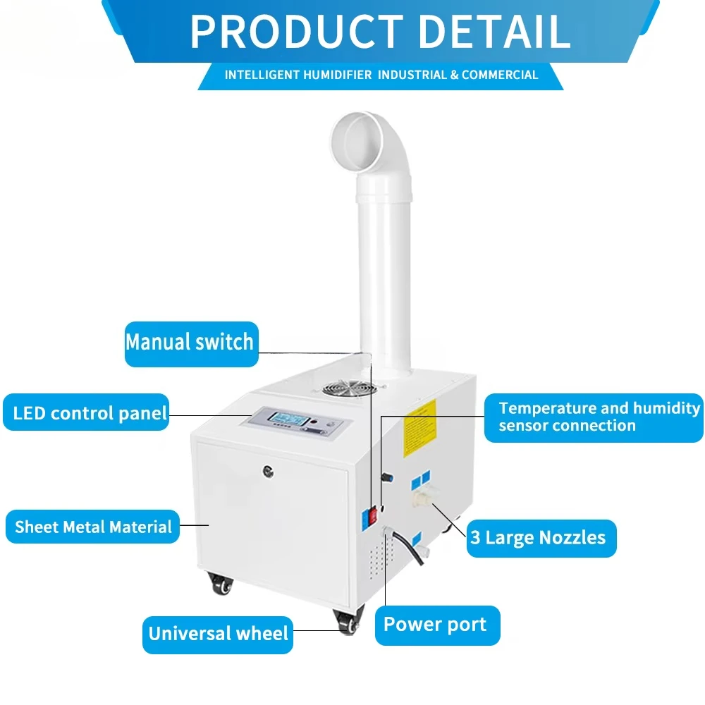 OEM Hydroponic Humidifier Industrial Humidification Mushroom Greenhouse Fruit Humidifier