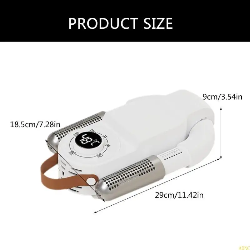 A0NC ذكي مؤقت مجفف الأحذية مجفف الحذاء دافئ قابلة للطي قابلة للتعديل تجفيف سريع