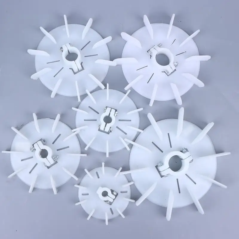 شفرة مروحة محرك بلاستيكية قابلة للتعديل مروحة تبريد المحرك المكره مروحة المحرك ريشة درجة حرارة عالية لملحقات المحرك الهيدروليكي