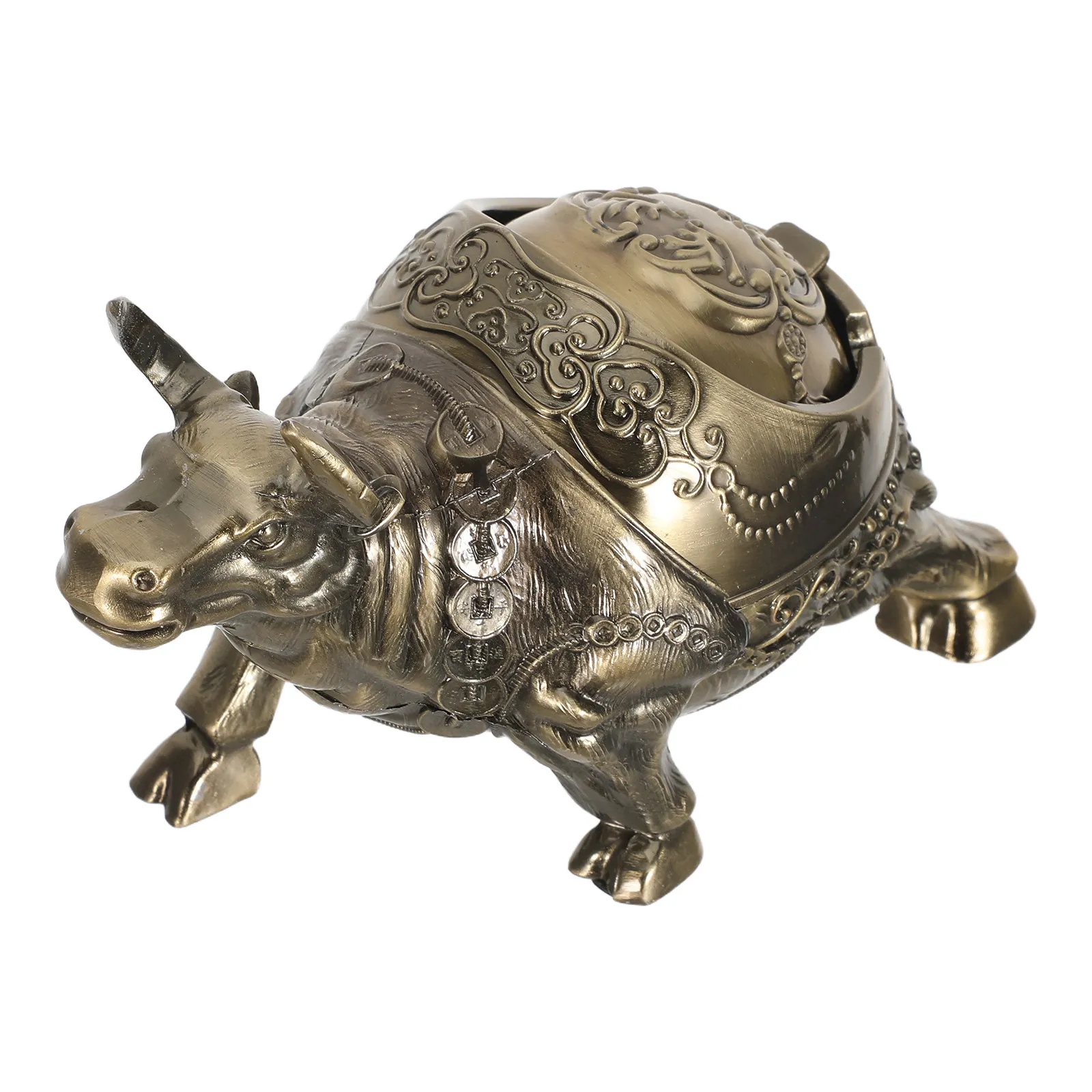 

Cigarette Ashtray Indoor Decorative Ashtrays with Lid Extinguishing Holder