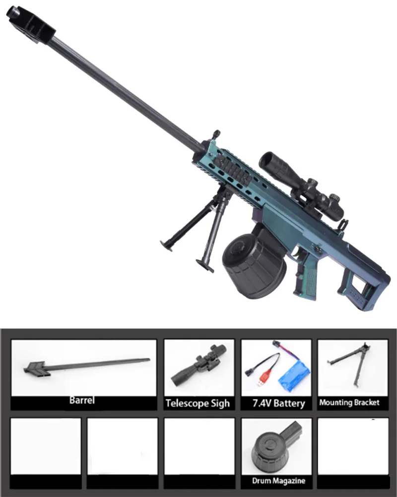 Barrett Chameleon Rage Pro Gel Blaster 【Opgewaardeerd 7,4 V】 500 gelballen Hoge snelheid elektrisch gelpistool Outdoor Combat Dominator Gifts