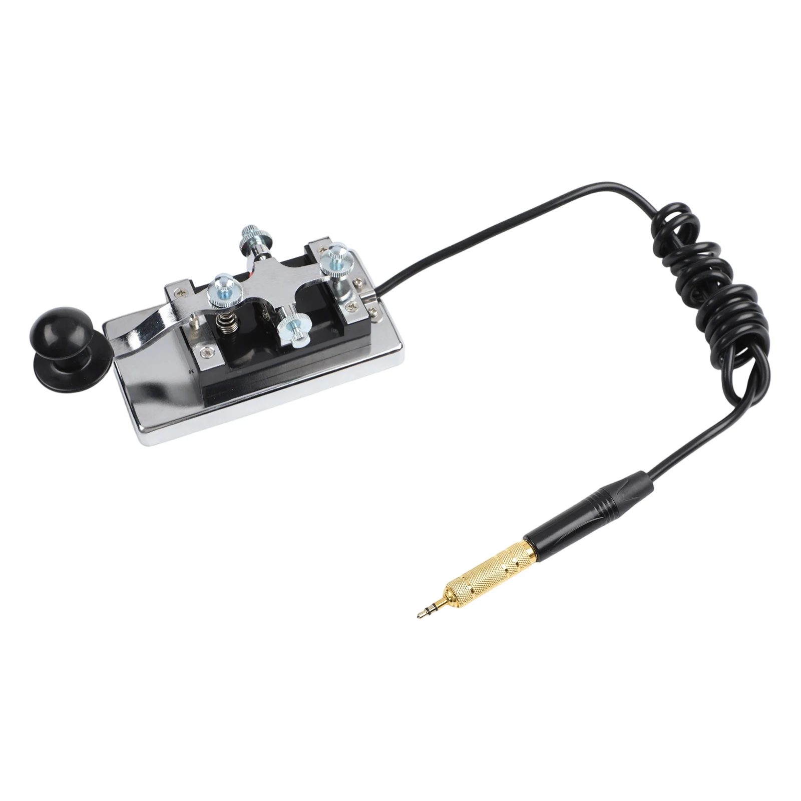 K4 Manual Telegraph Key Metal For For Morse Code CW Practice Device For Shortwave Radio Communication Amateur Ham Station Equipm