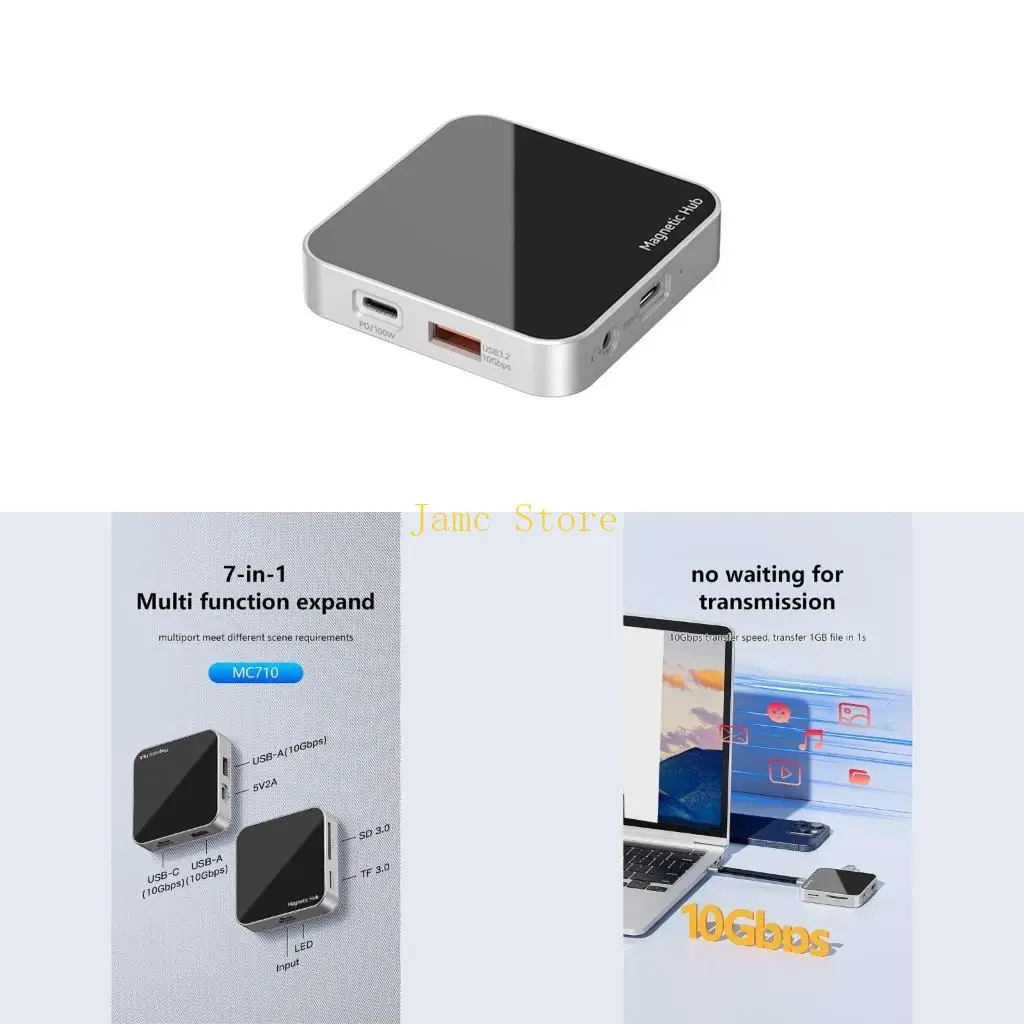 

LX0B USB3.2 10Gbps Type C Docking Station Enhances Multimedia Experience HUB