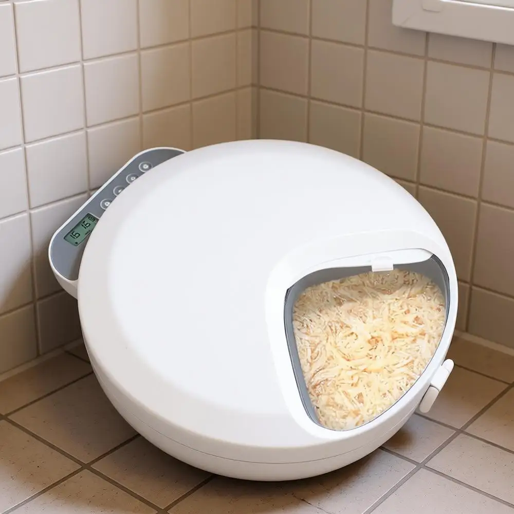 

Automatic Wet Food Dispenser for Cats and Dogs with Timed Fresh Food