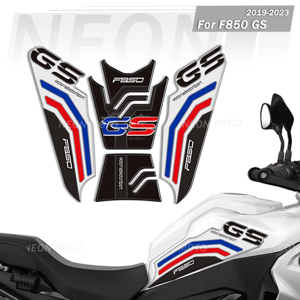 

For F850GS F 850 GS F850 ADV GSA Motorcycle 3D Gel Tank pad Protector Stickers Paint Protection Decal Kit 2019 - 2023