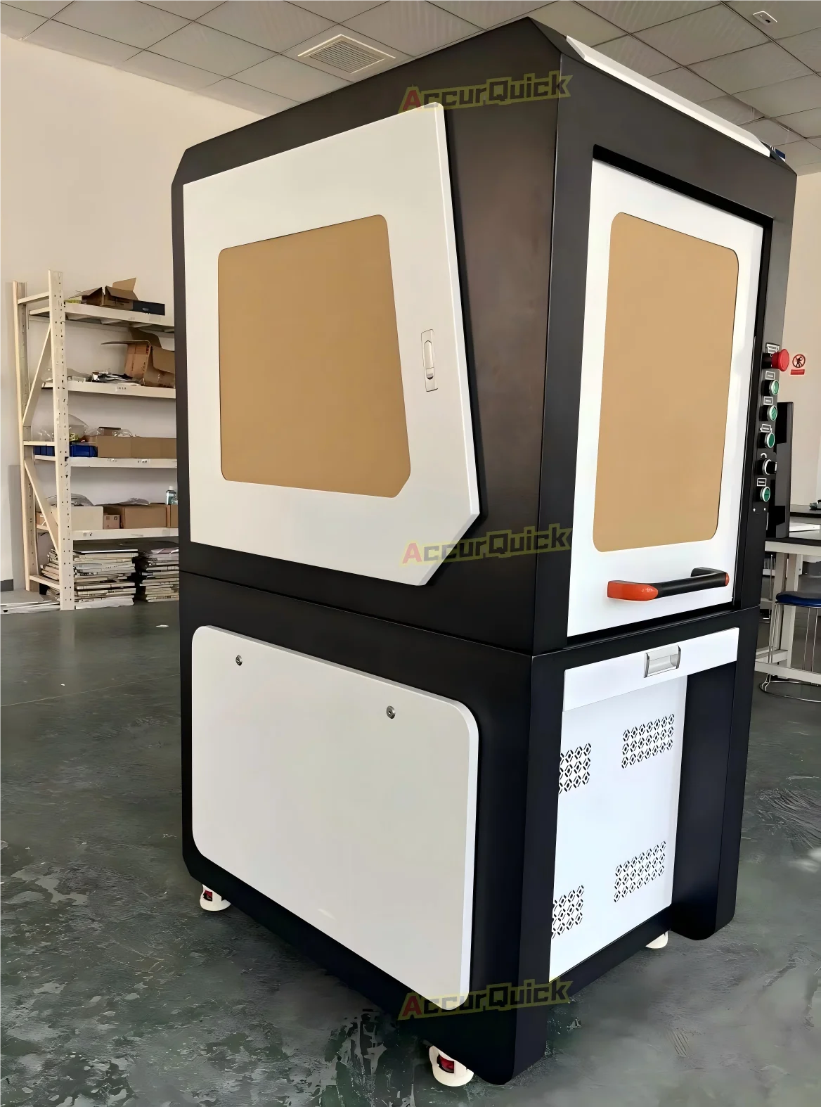 

Electric UP DOWN Laser Marking Machine 300mm*300mm Galvanometer Scanner Fiber Laser Marker for Steel Iron