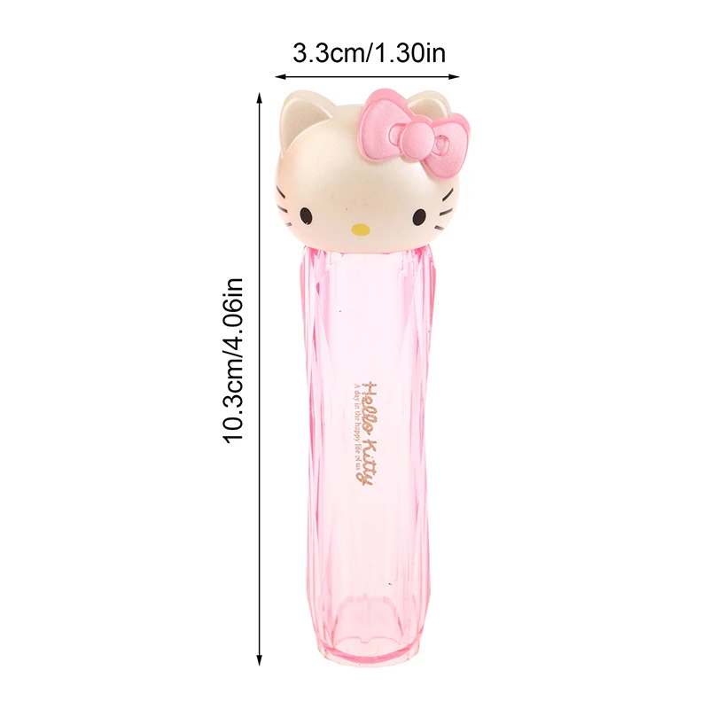 1Pc Cute Cartoon Kitty Cat Beauty Toothpick Swab Storage Bottle Cute Beauty Portable Toothpick Bottle Container For Girls Gift