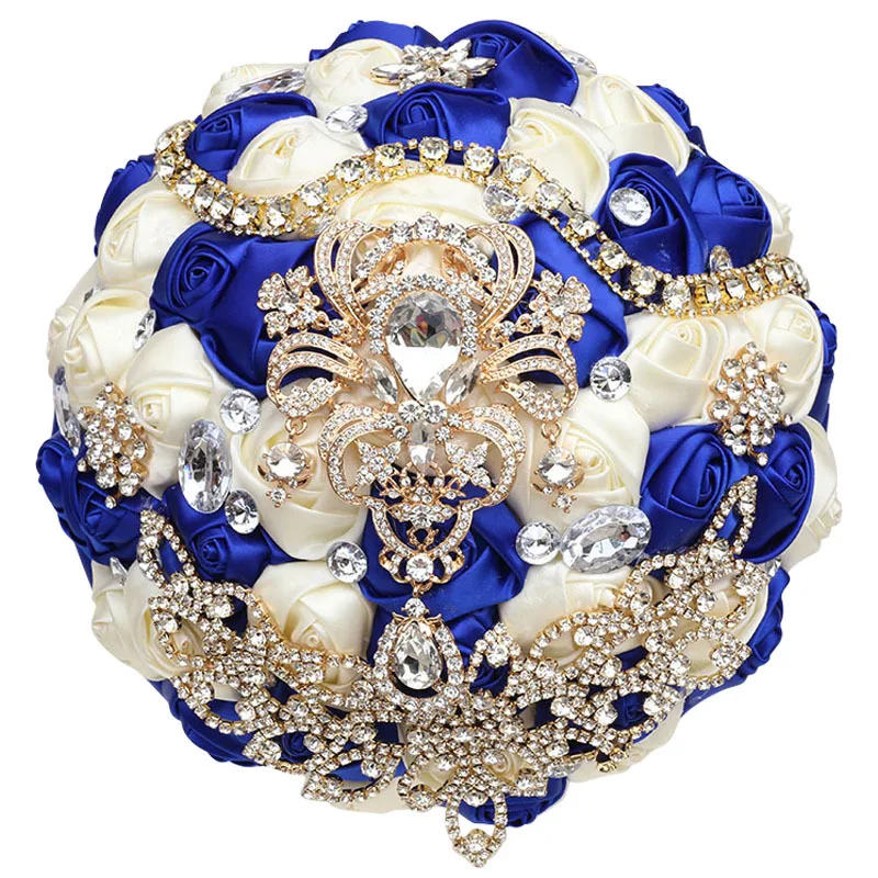 janevini-ramos-de-novia-de-flores-azules-reales-personalizados-diamantes-de-imitacion-dorados-brillantes-rosas-artificiales-de-saten-ramo-de-broche-de-boda-nuevo