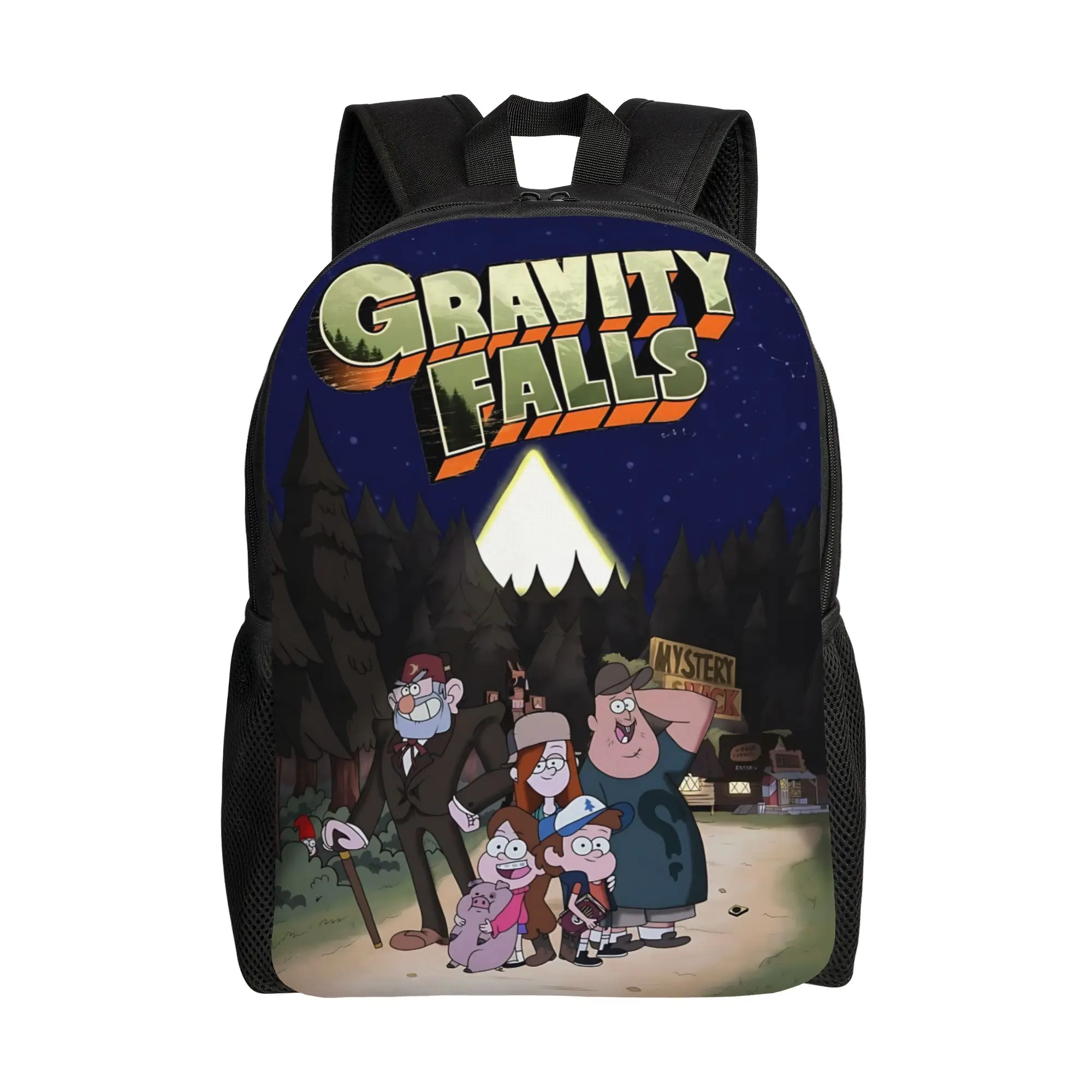

1PC Backpack Gravity Falls Daypack adventure time Vintage For Work Office Sturdy Shoulder Rucksack