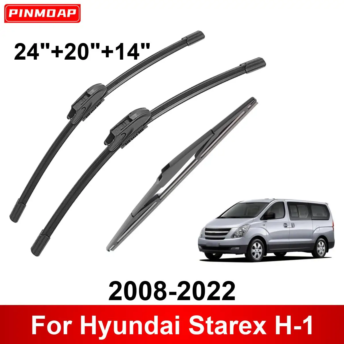 

1/2/3/4/6PCS Car Wiper For Hyundai Starex H-1 2008-2022 Front Rear Wiper Blades Brushes Auto Accessories 2019 2020 2021 2022