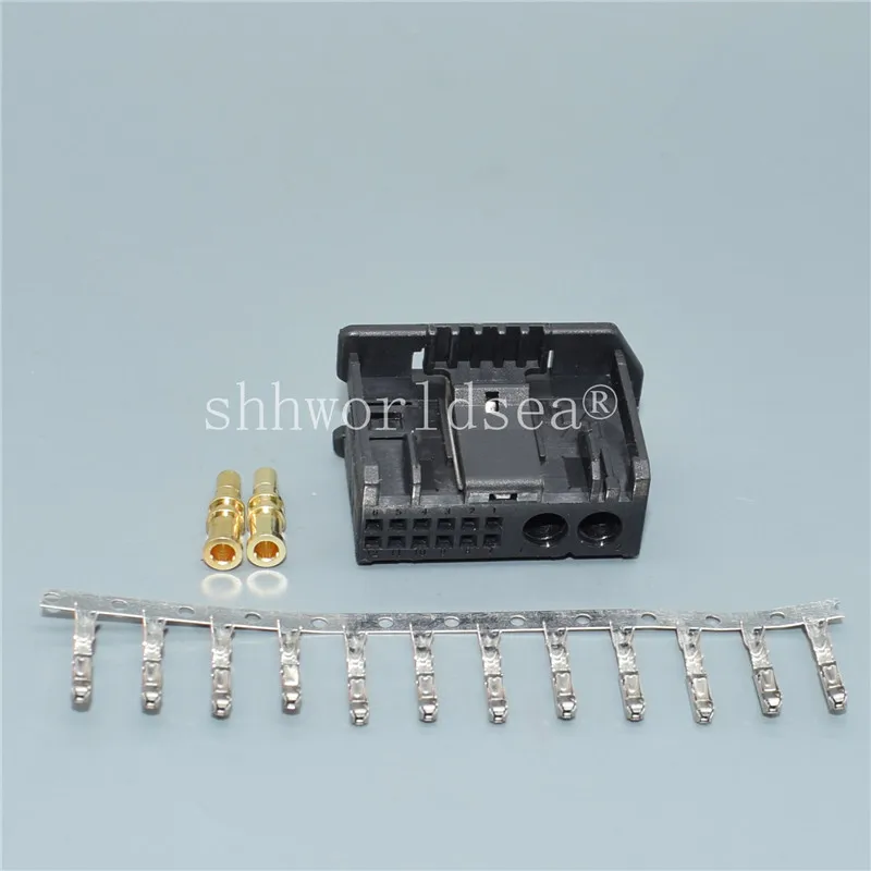 12Pin For BMW full LCD instrument adapter plug shell ASD power amplifier fiber plug shell for TOPHIFI fiber connector cluster