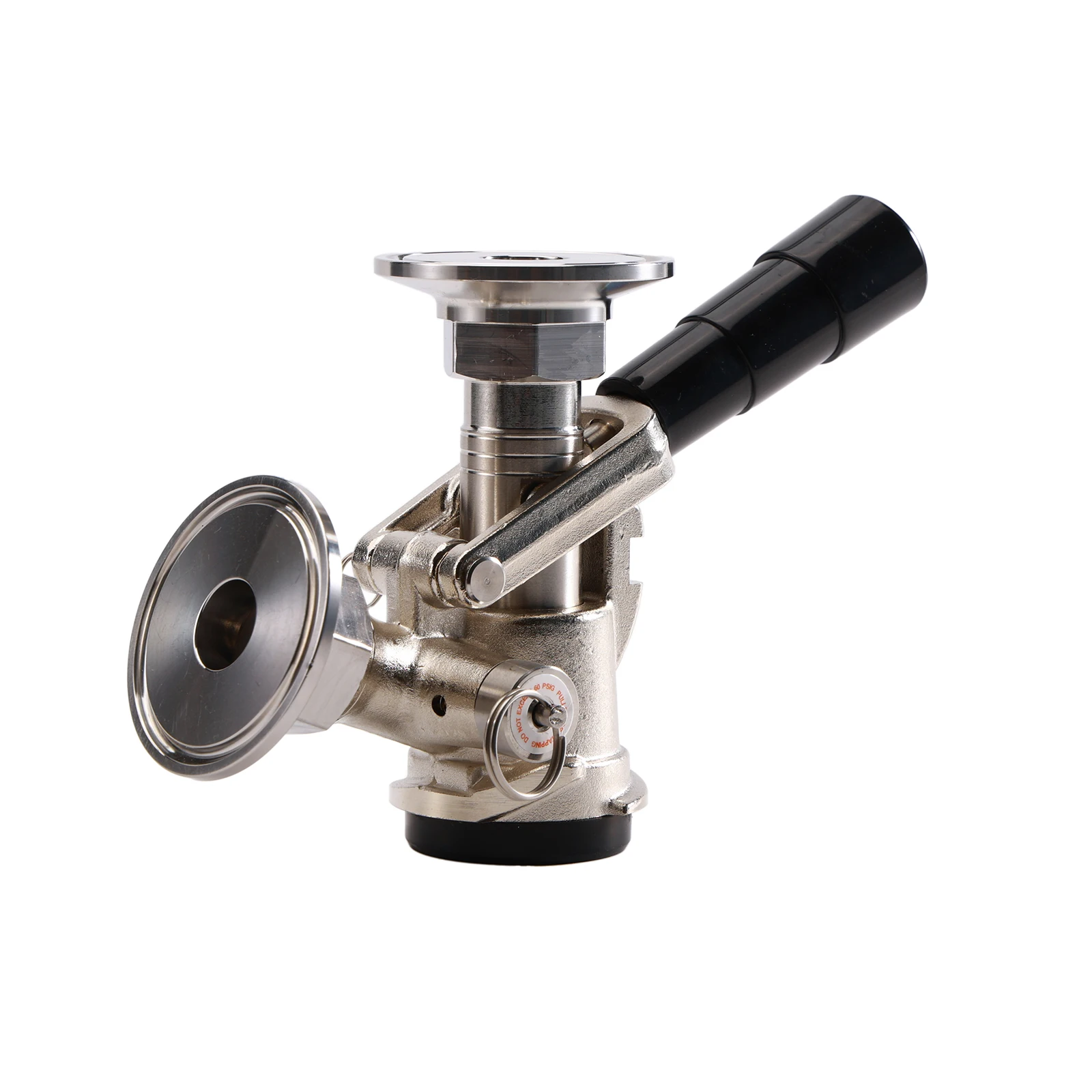 Low Profile Tri Clamp 1.5inch Female Beer Thread Adapter Keg Coupler Beer Shank Adapter 5/8"Female BSP Sanke Keg Cleaning Part view 2