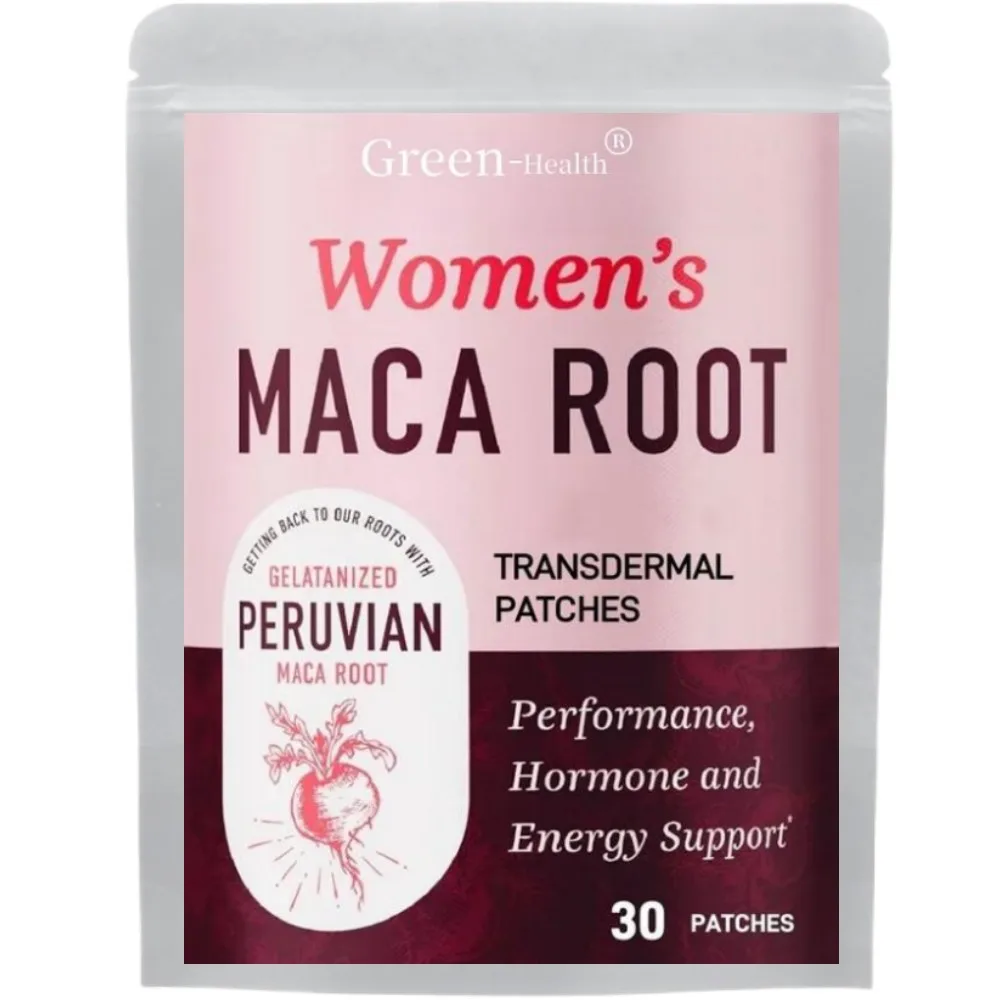 

30 Patches Womens Maca Root Transdermal Patches Support Energy, Hormone Balance, & Menopause