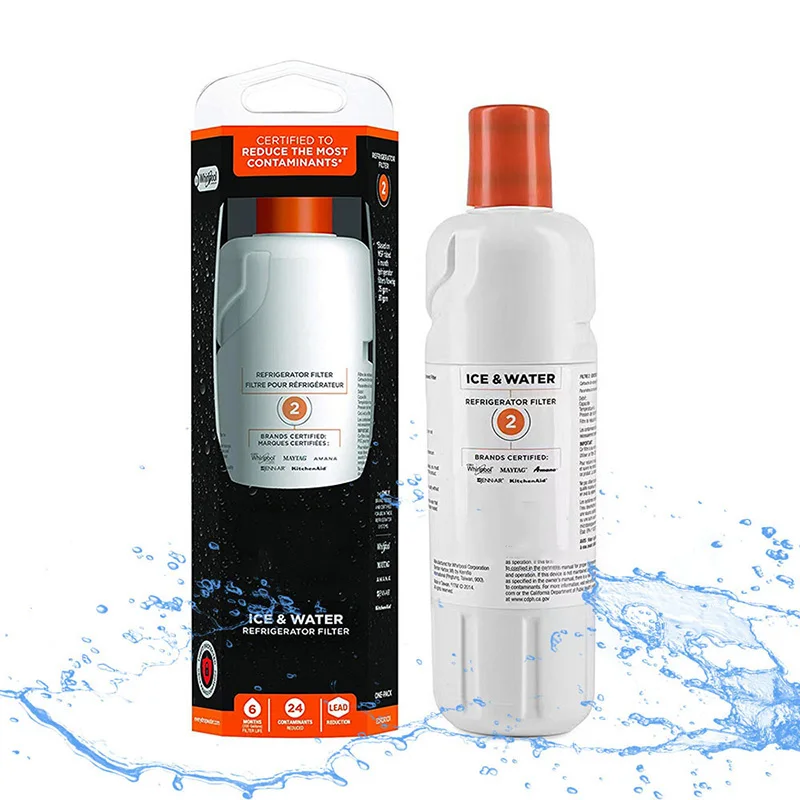 

Everydrop EDR2RXD1 Refrigerator Water Compatible For Whirlpool Ice and Water Filter 2 Element W10413645A WRF989SDAB