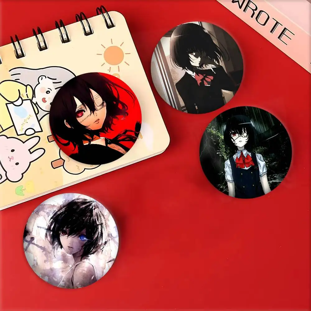 كارتون آخر أنيمي مانغا شارات مستديرة الكرتون بروش الملابس حقيبة الظهر الملحقات Lapelnd Laserh