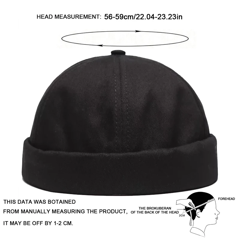 Men Solid Color Landlord Caps Spring and Autumn Melon Skin Hats Literary Hip Hop Hat Painter Cap