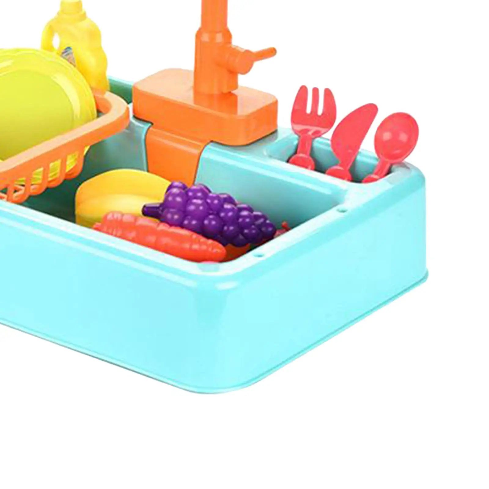 子供用キッチンシンクおもちゃ、食器洗いセット、ごっこ遊び