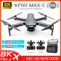 KF101 Max-S GPS Drone 8K Professional HD Camera FPV Dron 3-Axis Gimbal Foldable Obstacle Avoidance RC Quadcopter  Drone