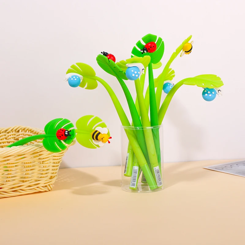 3 adet Arı Balarısı Uğur Böceği Salyangoz Uğur Böceği Bayan Böceği Kauçuk Silikon Jel Kalemler Komik Okul Kırtasiye Çocuk Öğrenci Hediye