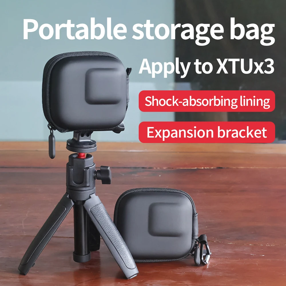 Adecuado para bolsa de almacenamiento de cuerpo portátil Snapdragon x3, extensión telescópica de palo selfie, trípode antivibración estable con palo selfie