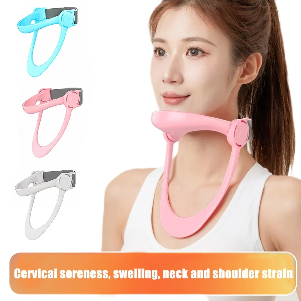 Adjustable Folding Neck Brace Support 360 Rotatable Posture Corrector Neck Fixed Support Cervical Collar Guard Traction Device