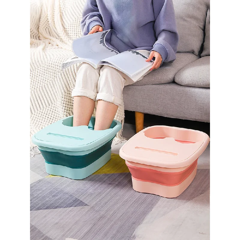 

Foldable Footbath Massage Bucket Soaking Bucket Folding Basin Spa Foot Bath Bucket Household Sauna Bathtub Pedicure Bath Bathtub