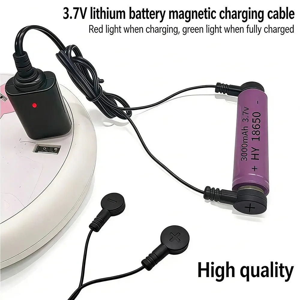 1Pcs Magnetic Lithium Battery Charger Universal USB Battery Charging Cable 3.7V 4.2V USB Magnetic Charger