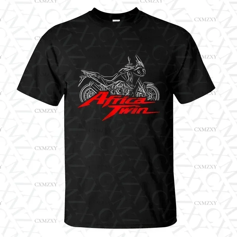 

2025 Men T Shirt Casual Hondas CRF1100L Adventure Sports T-shirt 2020-2025 Graphic Summer Short Sleeves 100% Cotton S-3XL Tee