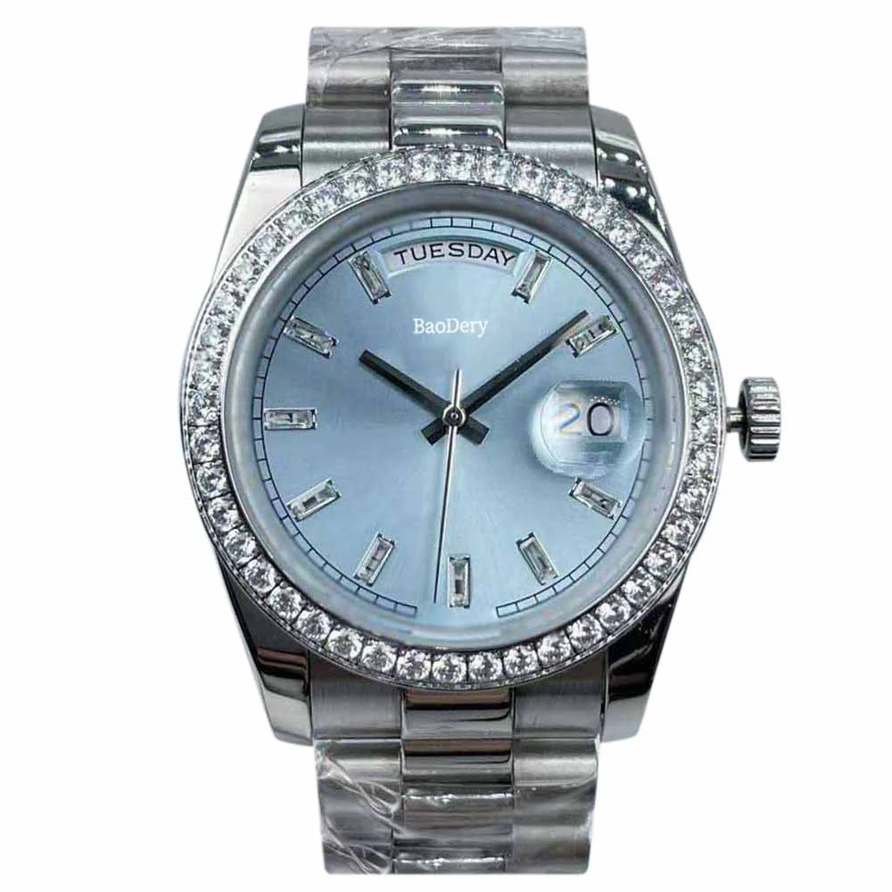 36mmMechanical Watches ,Women\'s Watch,Sleek Stainless Steel Chronograph with Auto Date for a Refined Look,for Lady\'s best gifts