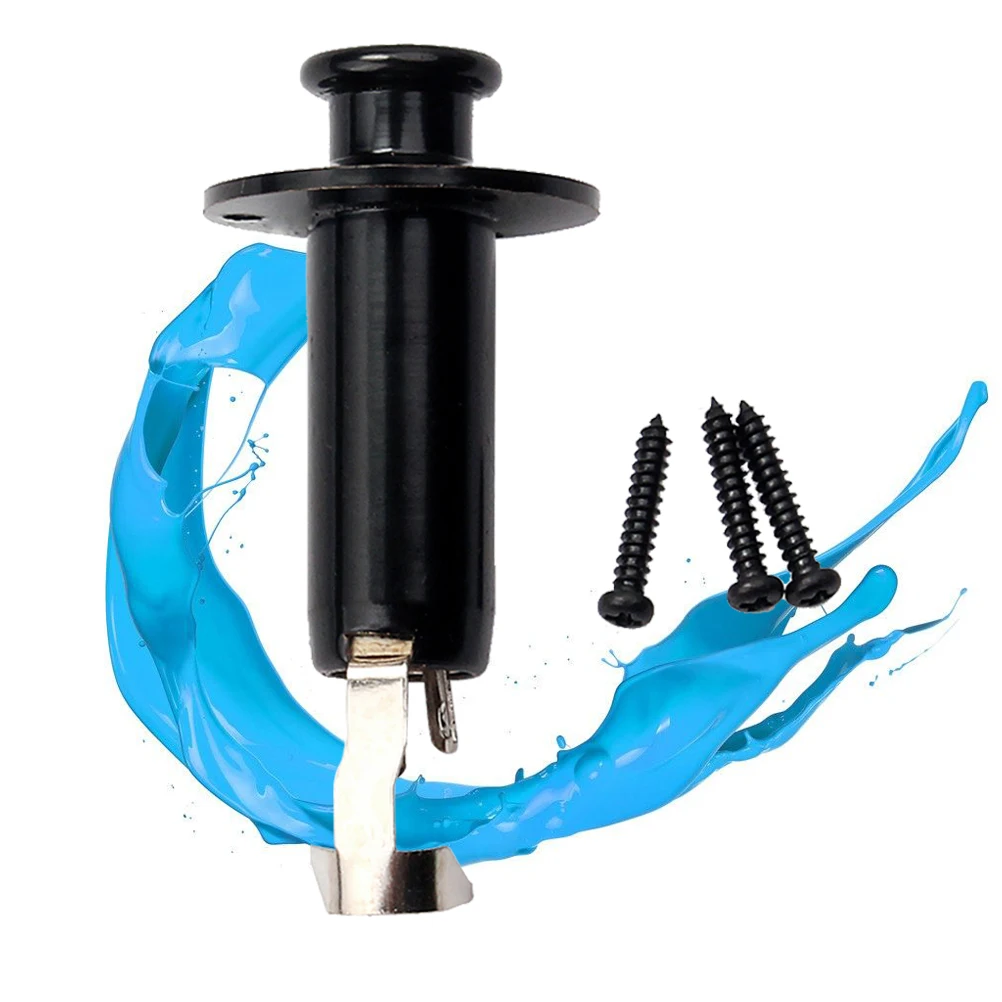 

Black Tube Insert Guitar Mono Jack Endpin Socket Ballad Cylinder Output Stereo