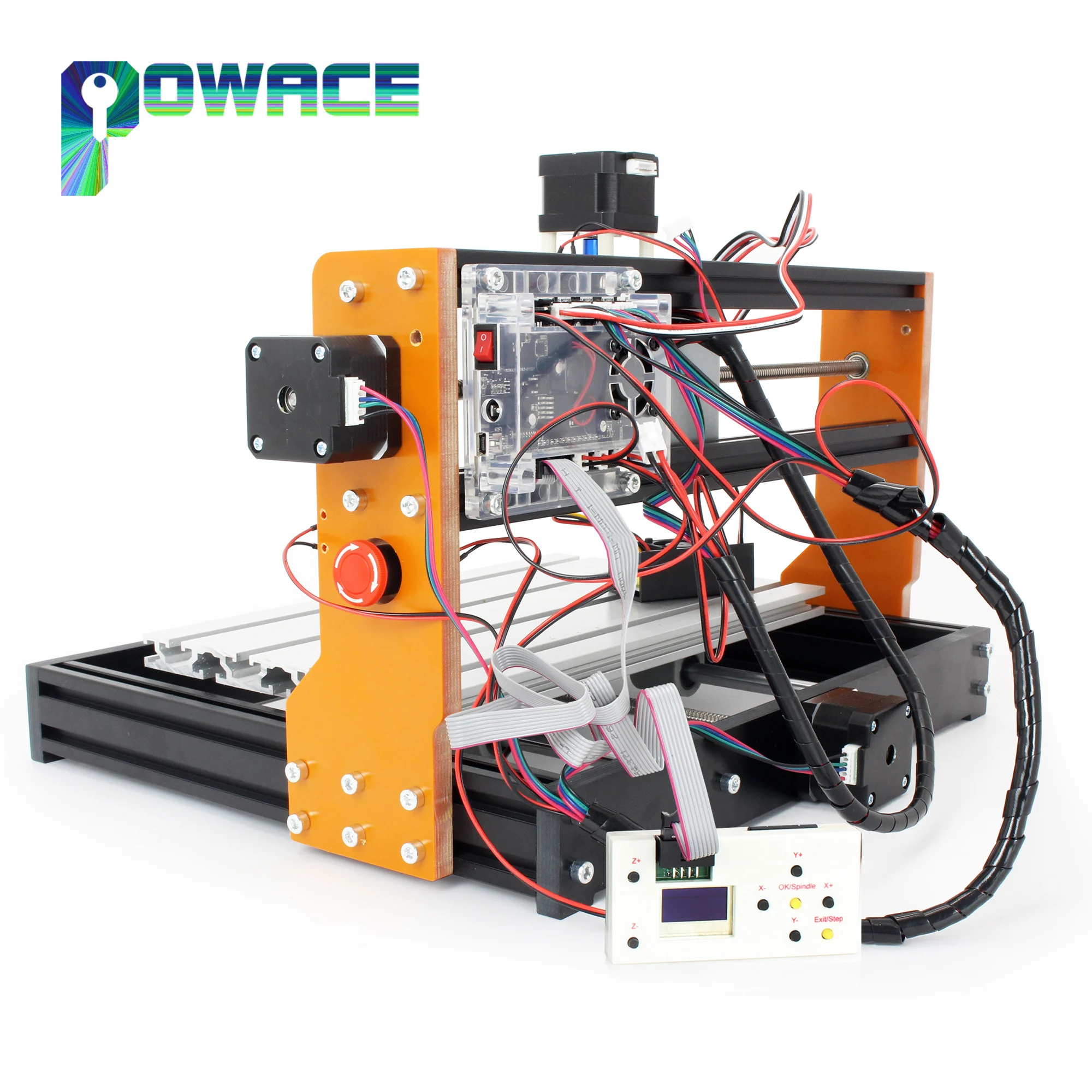 Imagem -06 - Gravação a Laser Madeira Router Máquina Fresadora com Controlador Faça Você Mesmo ue Cnc 3018 Pro Grbl Eixos