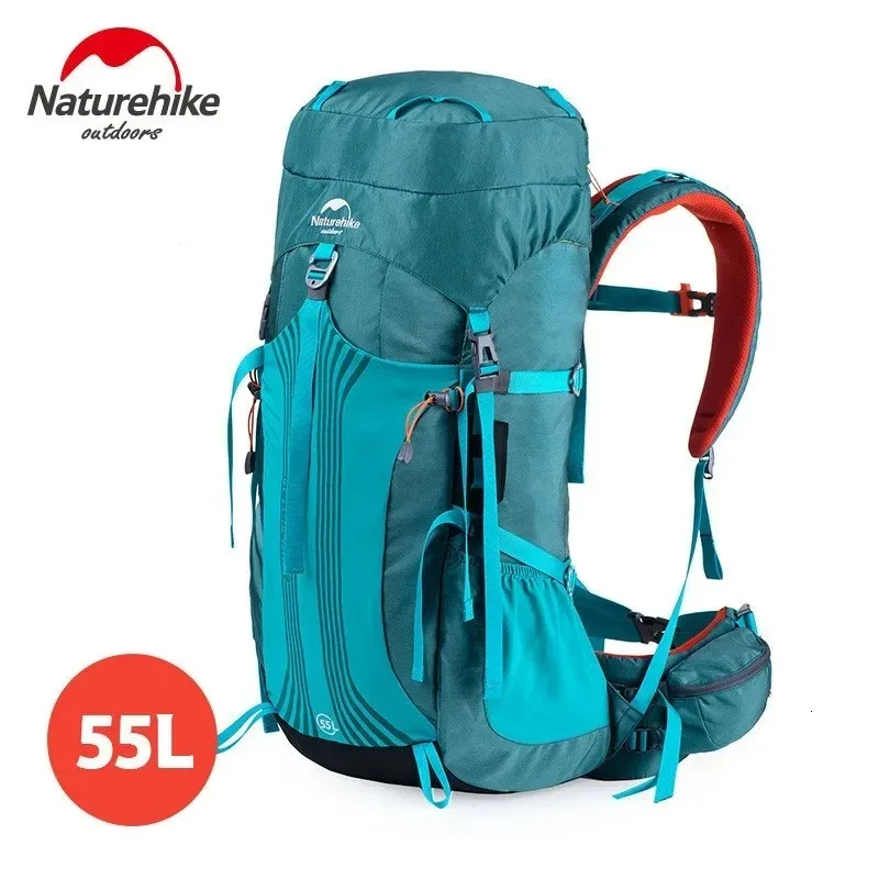 Imagem -04 - Naturehike-mochila de Montanhismo e Escalada ao ar Livre Grande Capacidade Mochilas Impermeáveis para Caminhadas Alta Qualidade 65l 55l