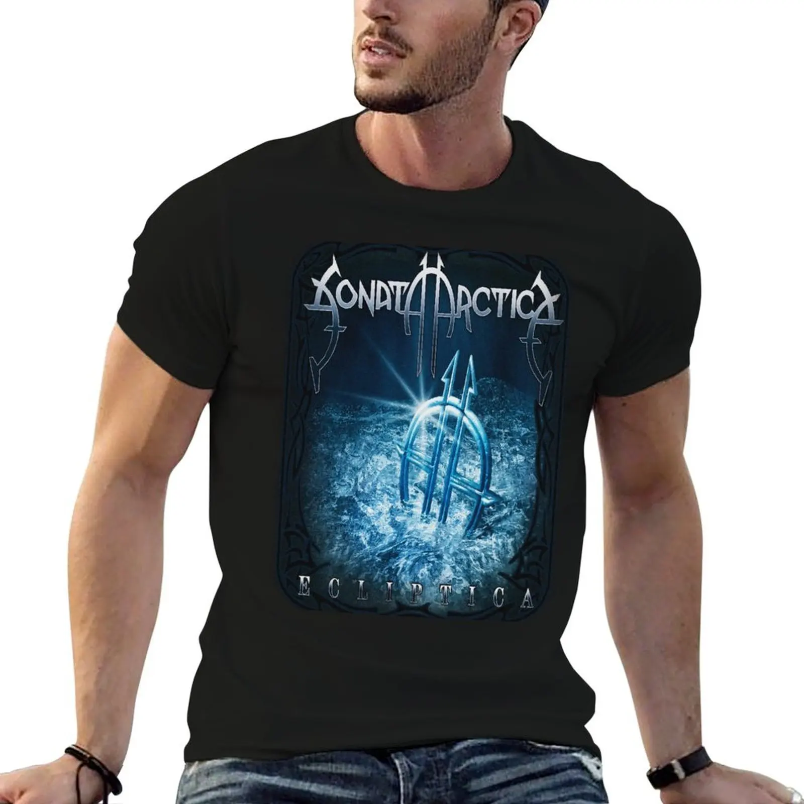 Sonata Arctica - Ecliptica T-Shirt Plus Size Workout Short Sleeve Top