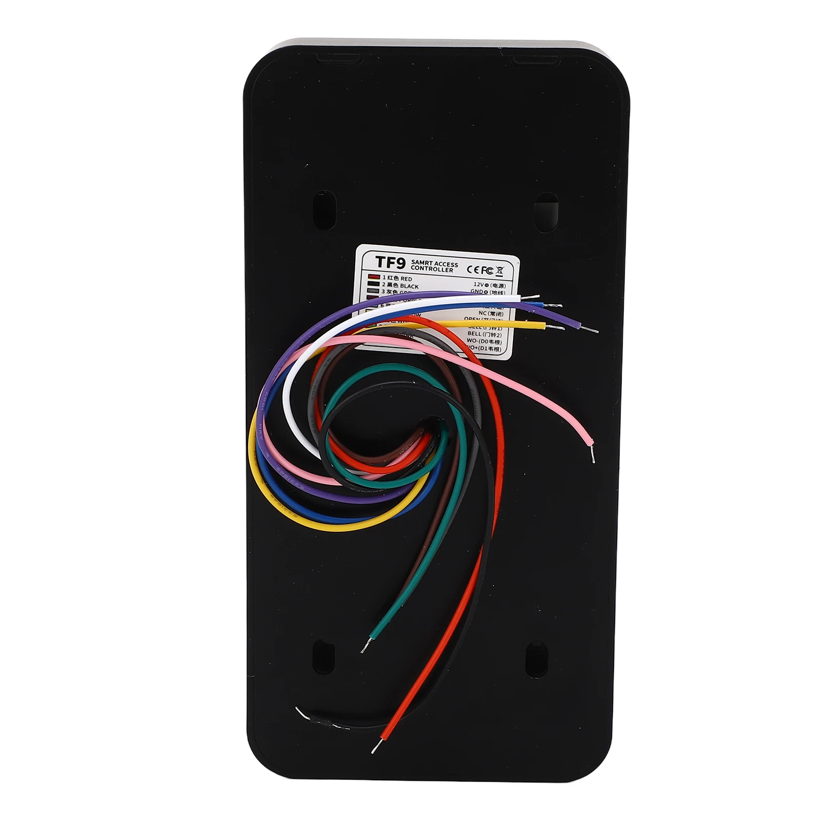 Outdoor Fingerprint Reader DC12V for Tuya 1000 Users Blue Backlight Outdoor Access Control System for Residential Communities