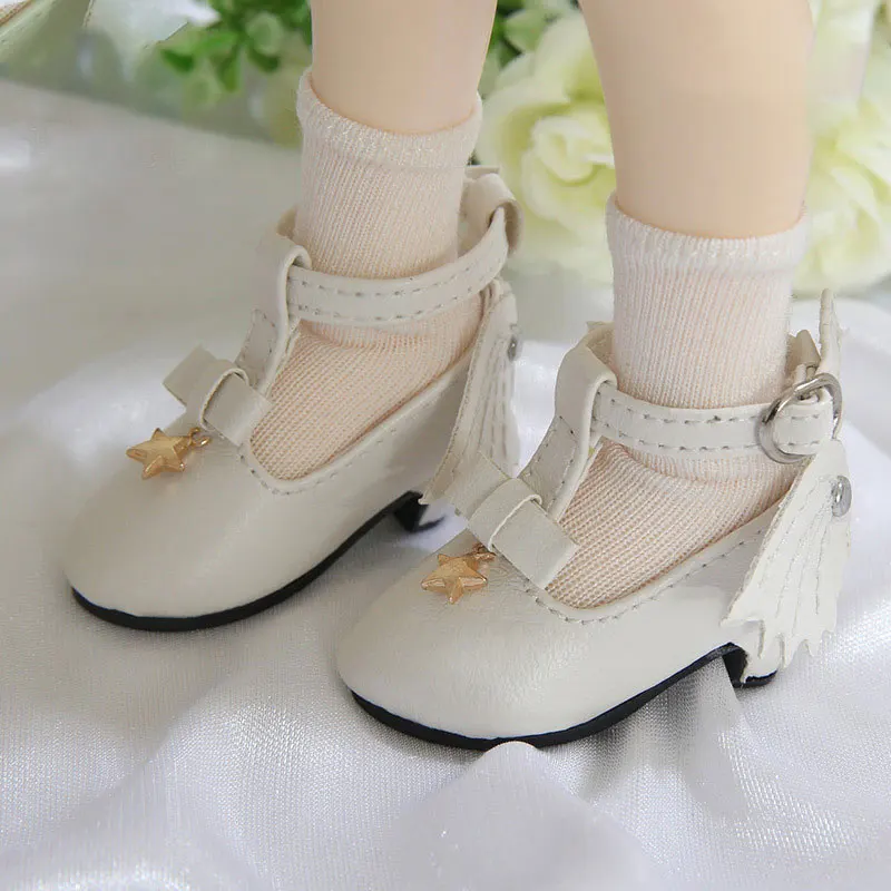 

1/6 кукольная обувь Bjd ручной работы 4,2 см * 2,0 см, кожаная обувь принцессы для отдыха в американском стиле, милые туфли на высоком каблуке для куклы Bjd, аксессуары