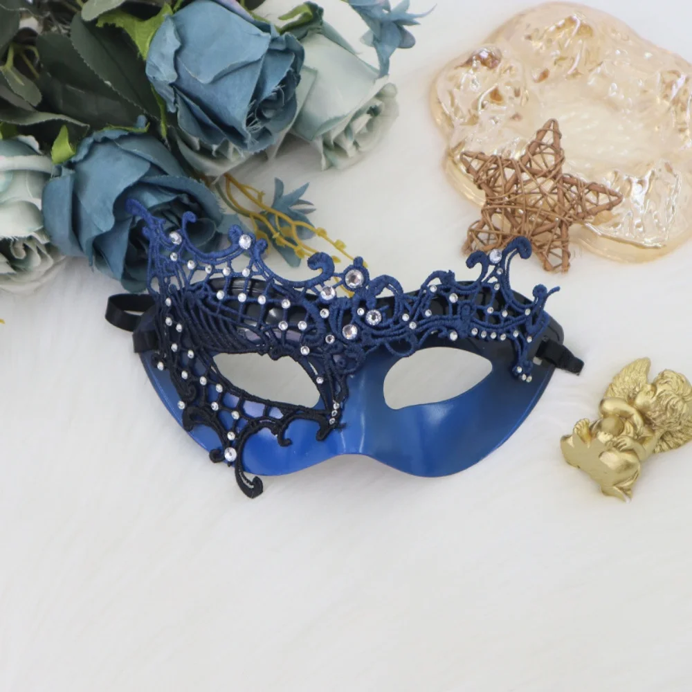 Party Mask Comfortable Rhinestone Mask Metal Mask Elegant For Cosplay Masquerade Prom