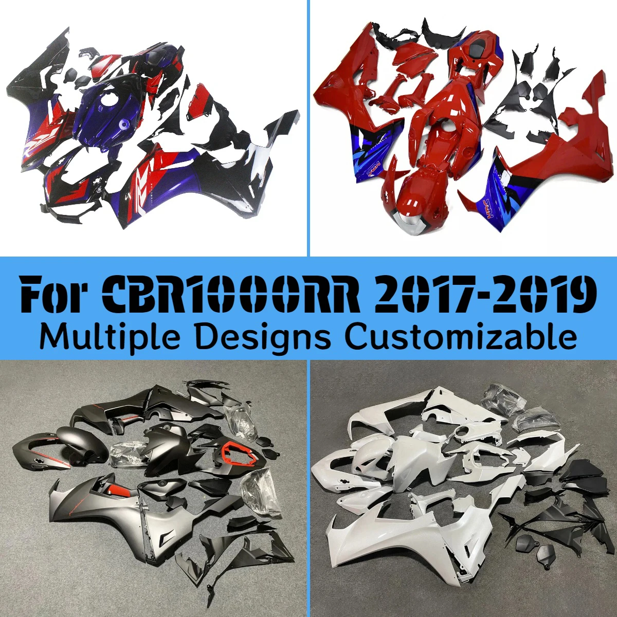 

For HONDA CBR 1000RR 2017-2019 Motorcycle Spare Parts Fairing Kit CBR1000RR 17-19 Aftermarket Fairings Bodywork