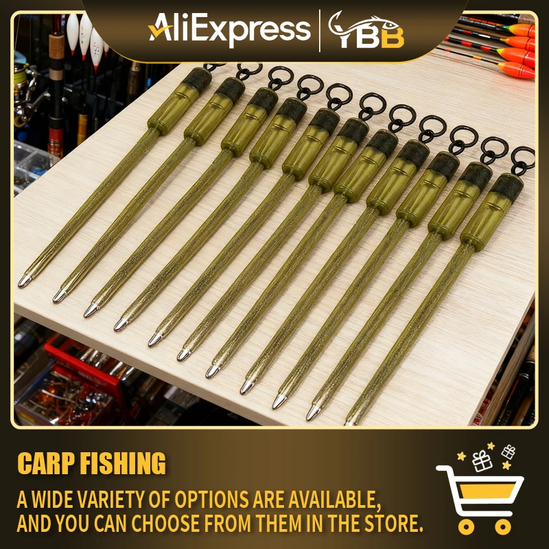 Steel Fishing Swivels - Carp Fishing Connector & PVA Tube Bag Stems | European Carp Fishing Tackle Accessories