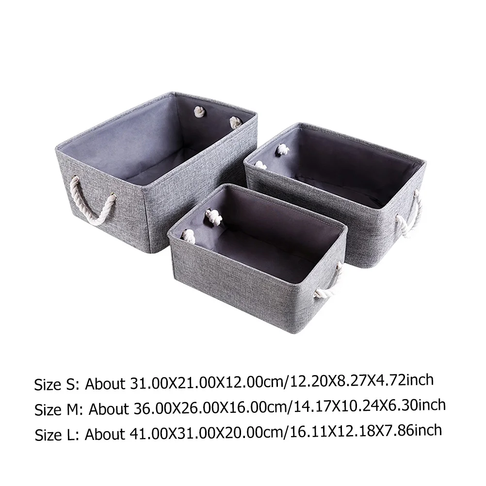 مجموعة واحدة من سلال التخزين، مادة رمادية مميزة، حاويات أشتات منزلية، منظم عملي للملابس، مستلزمات الأطفال، المطبخ الداخلي #4