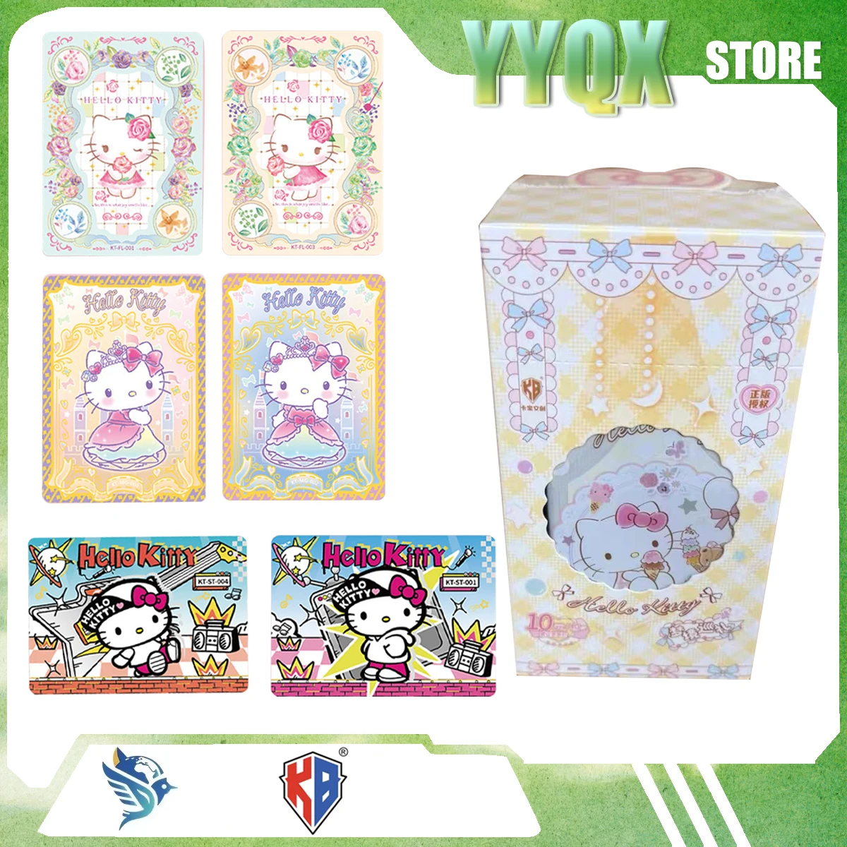 

KABAO 2026 NEW ‌Sanrio Hello Kitty collection card periphery cute cartoon movie surprise gift animation toy collectibles like