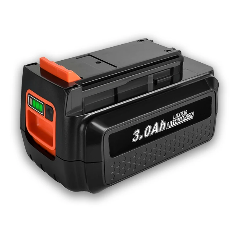 Voor Black & Decker 36V/40V 3000Mah Li-Ion Oplaadbare Power Tool Batterij LBXR36 BL2036 LBX2040 LST136 LST420 LST220 L50
