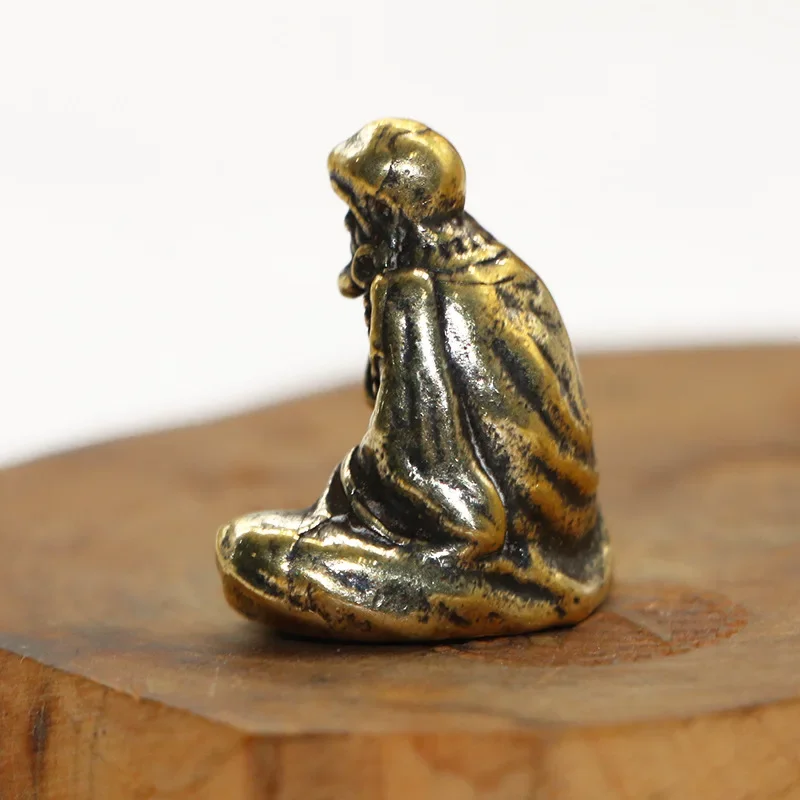 1 piece of bronze Buddha statue solid bronze statue of Patriarch Bodhidharma