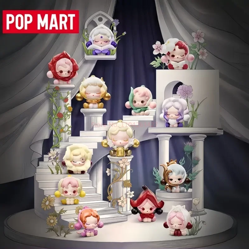 

POP MART Skullpanda Petals In Four Acts Series Pop Bean Fashion Mini Home Decor Desktop Ornament Mystery Box Toys Cute Gifts