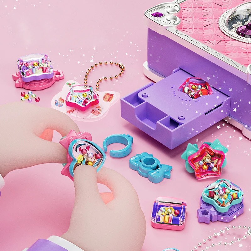 magic-jewelry-making-kit-3d-magic-diy-jewelry-rings-keychain-creative-handmade-craft-jewelry-box-set-for-girls-birthday-gifts