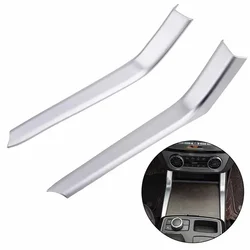 2Pcs/Set Console Water Cup Cover Holder Trim Stainless Steel For Benz For ML W166 2012-2015 GL X166 13-15 Water Cup Cover Trim