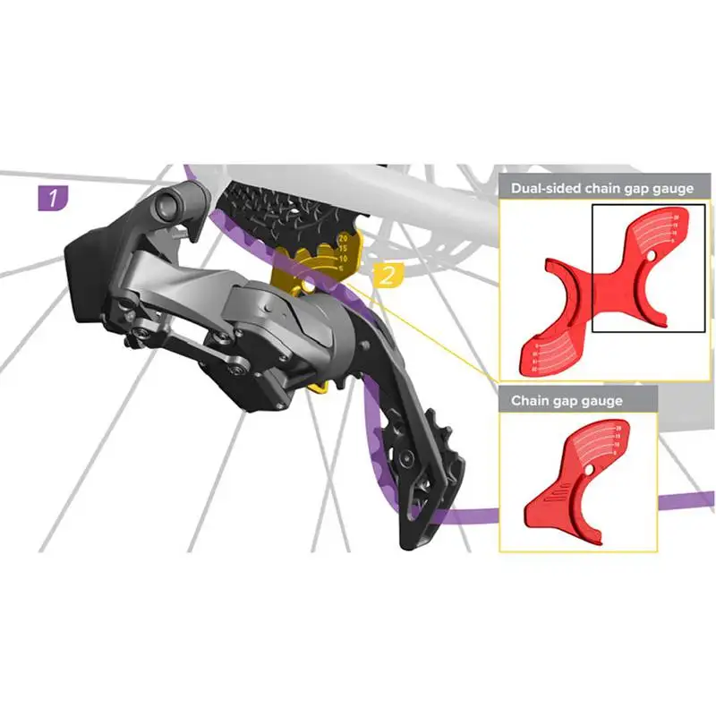 Chain Space Adjustment Gauge Tool ABS For XPLR AXS FORCE RIVAL RED Rear Derailleur Bicycle