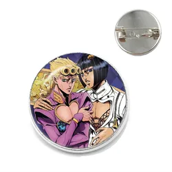 Free Shipping Anime Jojos Bizarre Adventure Brooch Women Men Cosplay Badges For Clothes Backpack Decoration Pin Jewelry