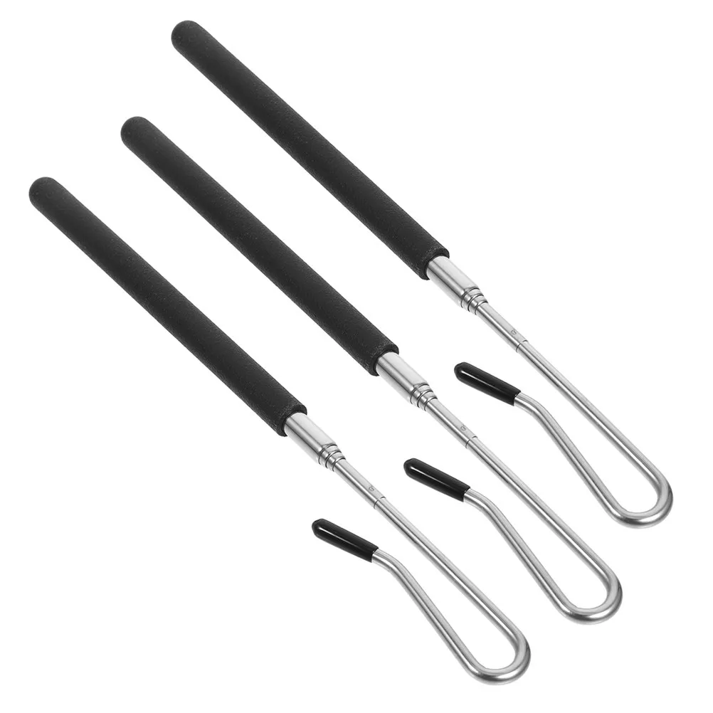 3Pcs Professional Puppet Arm Control Rods Metal Build Ergonomic Design Smooth Manipulation for Stage Education Group