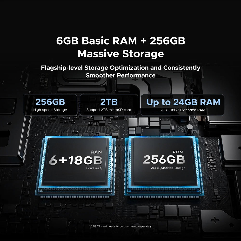 Global Version DOOGEE Blade10 Power Rugged Phone 10300mAh 6GB+256GB 6.6'' HD+ 90Hz IPS Screen 50MP AI Main Camera Android 14